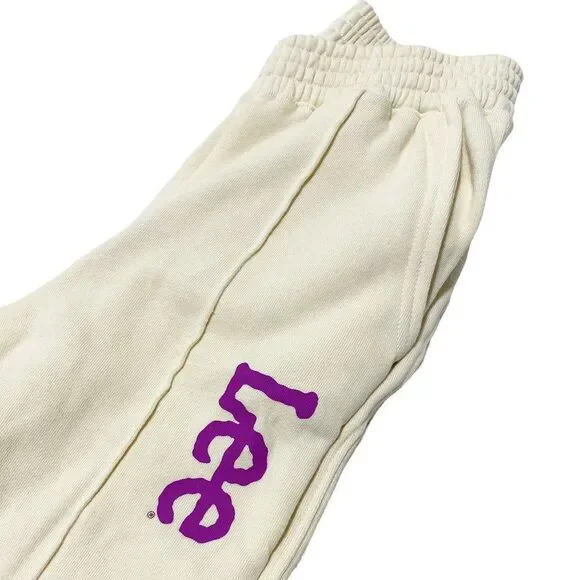 Lee x H&M Kids Cream Full Length Sweatpants - Picture 2 of 3